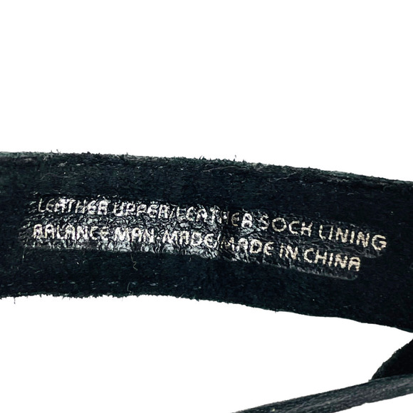 Earth Women's Black Leather Ficus Leo Slingback Wedge Comfort Shoe Size 6.5 M - Picture 8 of 9